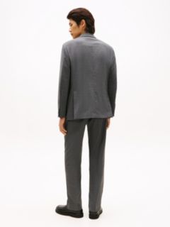 Textured Wool Blend Suit — Grey 6