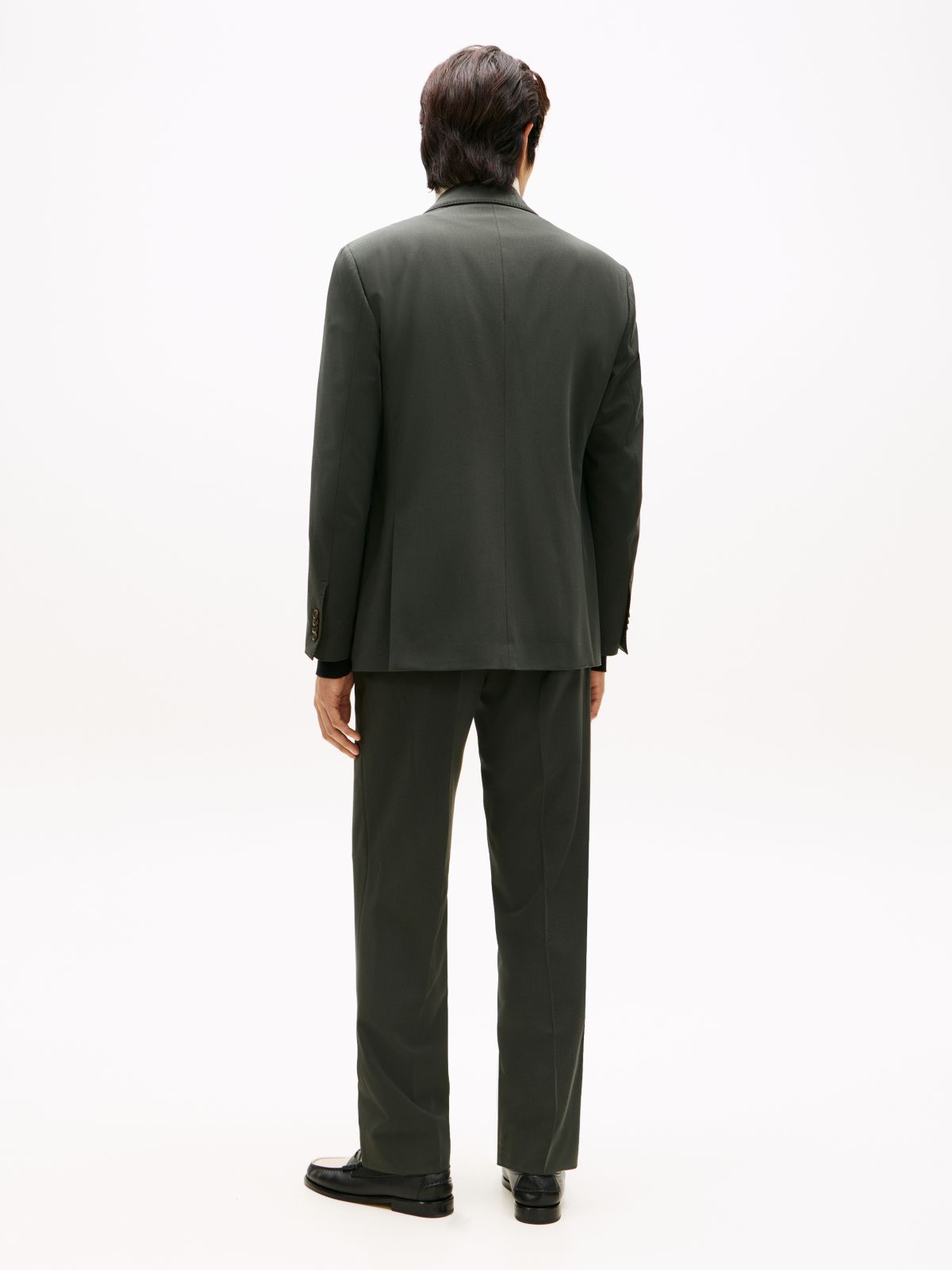 Technical Twill Regular Fit Blazer — Green