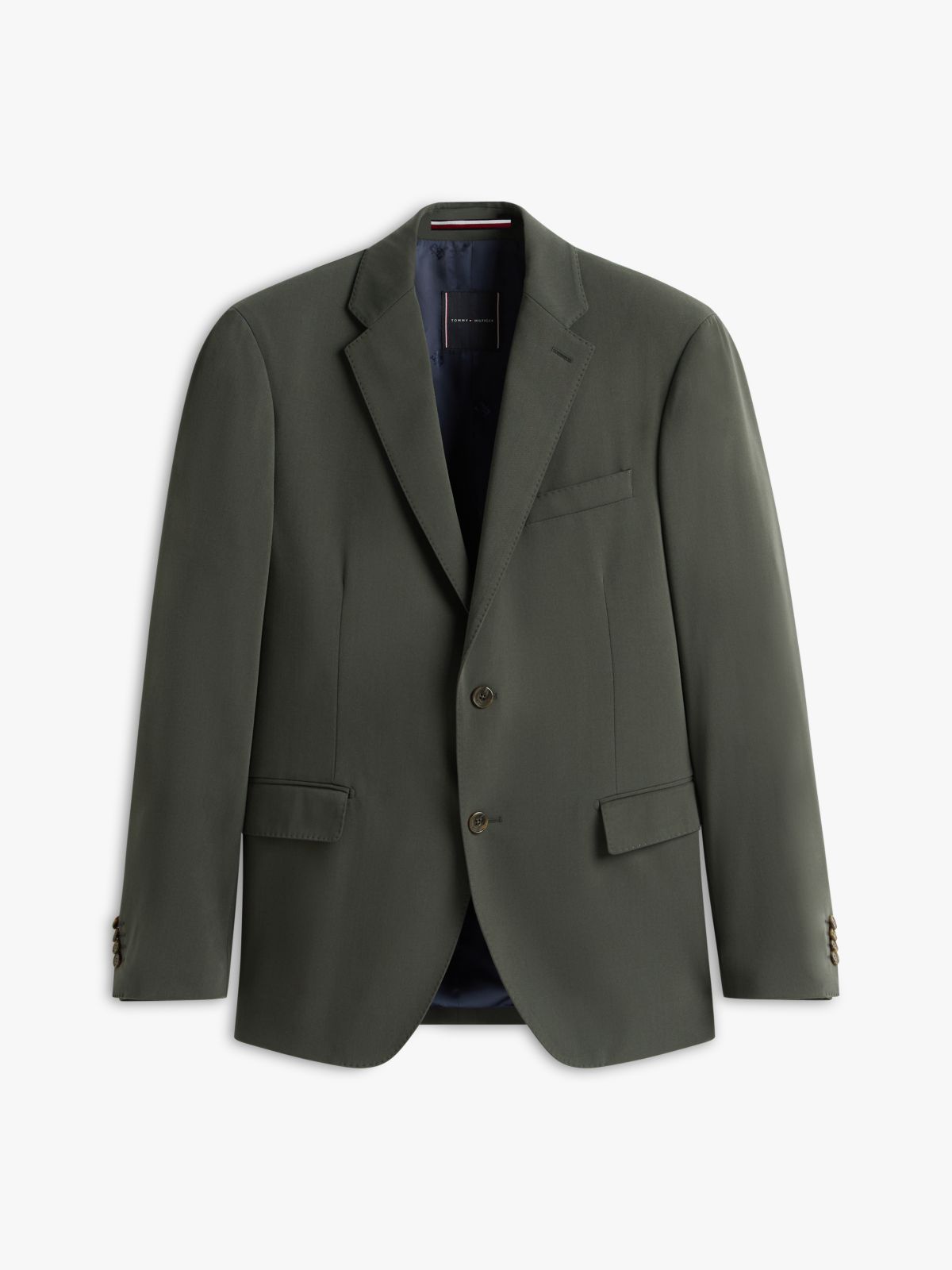 Technical Twill Regular Fit Blazer — Green