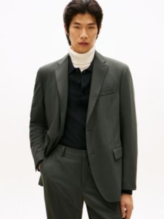 Technical Twill Regular Fit Blazer — Green 1