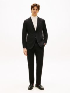 Technical Twill Regular Fit Blazer — Black 3