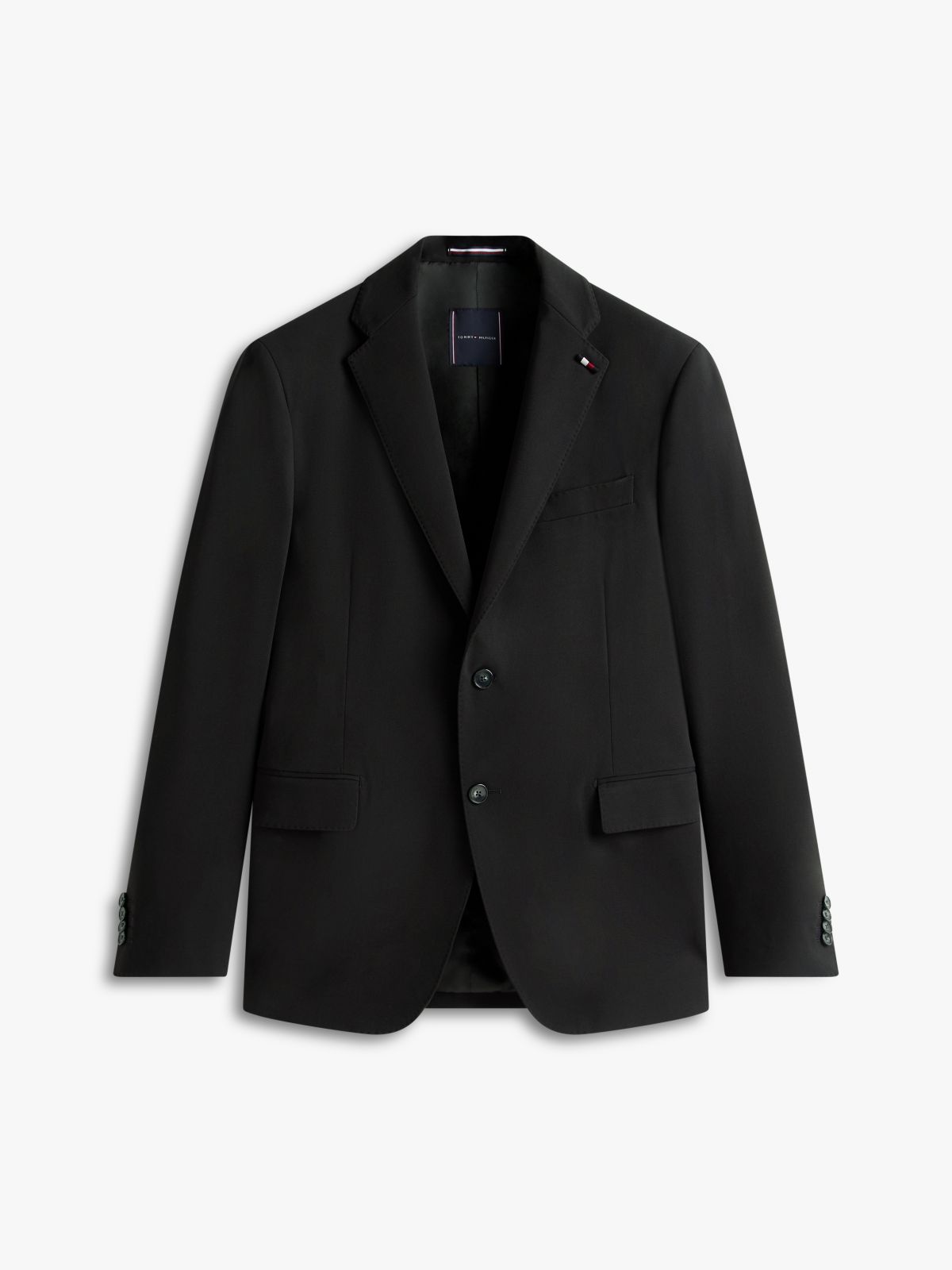 Technical Twill Regular Fit Blazer — Black