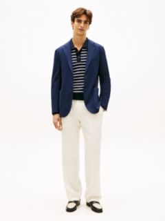 Jersey Regular Fit Blazer — Blue 3