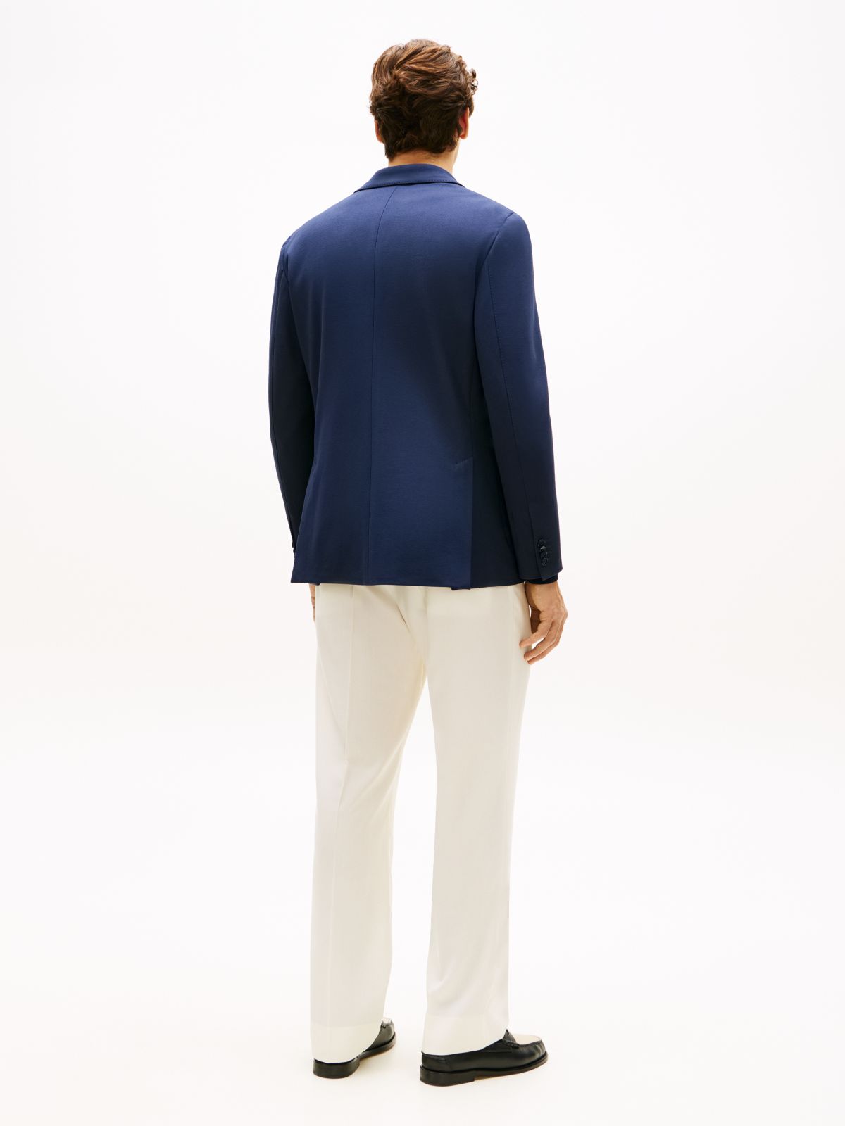 Jersey Regular Fit Blazer — Blue