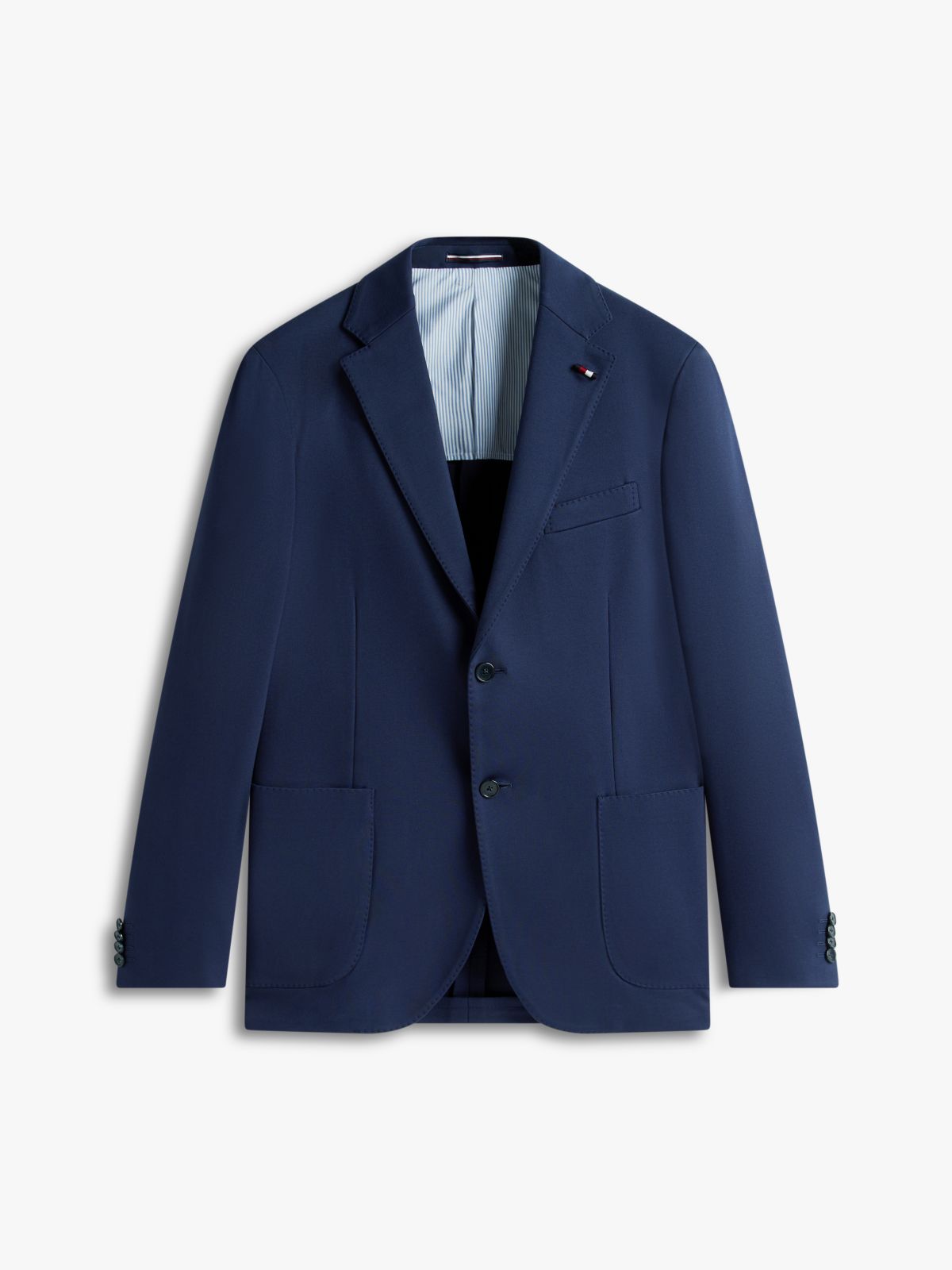Jersey Regular Fit Blazer — Blue