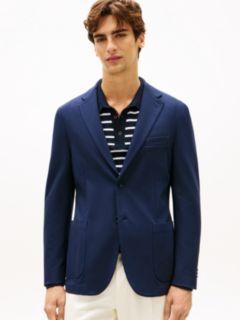 Jersey Regular Fit Blazer — Blue 1