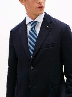 Double-Faced Jersey Regular Fit Blazer — Blue 2