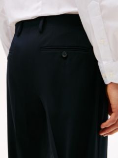 Technical Twill Trousers With Wool — Blue 3