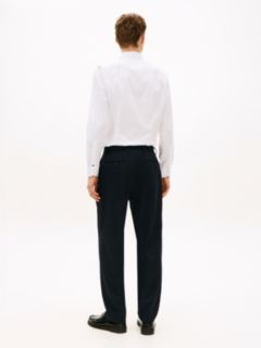 Technical Twill Trousers With Wool — Blue 4