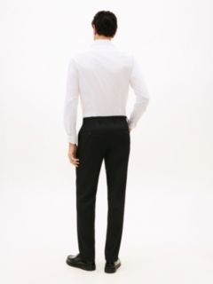 Technical Twill Trousers With Wool — Black 4