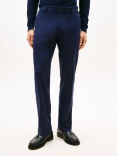 Jersey Pressed Crease Trousers — Blue 2