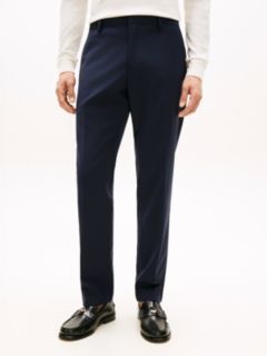 Regular Fit Wool Blend Suit — Blue 3