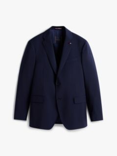 Regular Fit Wool Blend Suit — Blue 7