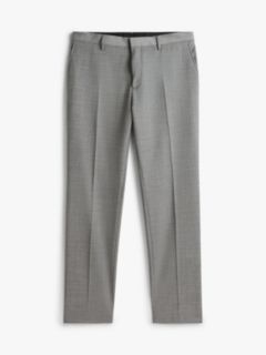Regular Fit Wool Blend Suit — Grey 8