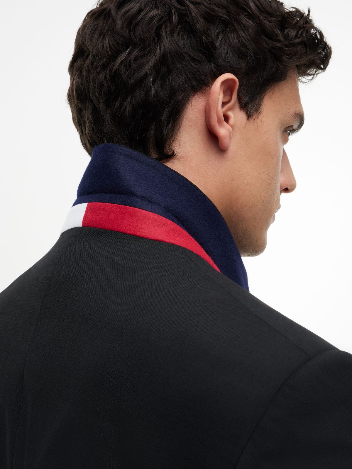 Tech Regular Fit Wool Blend Blazer — Black