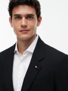Tech Regular Fit Wool Blend Blazer — Black 4