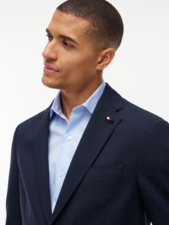 Tech Regular Fit Wool Blend Blazer — Blue 3