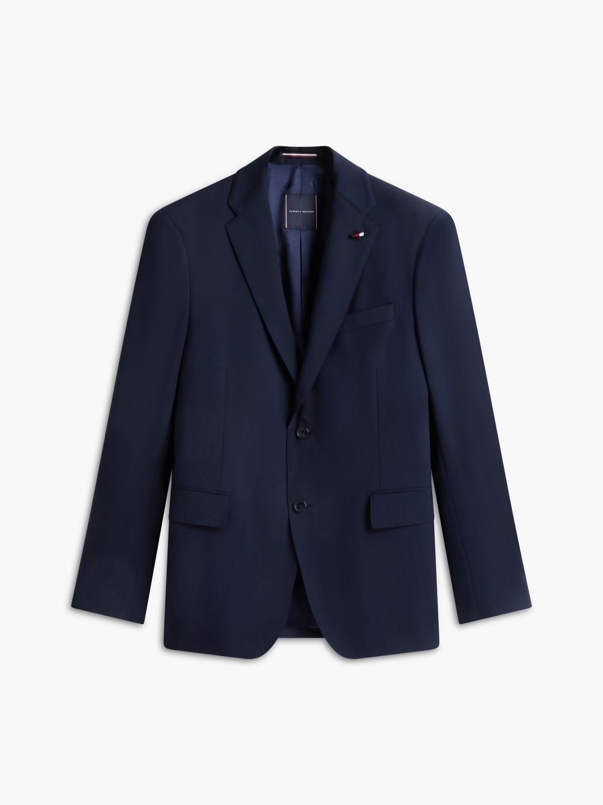 Tech Regular Fit Wool Blend Blazer — Blue