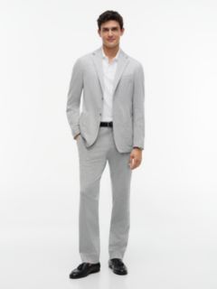 TH Flex Regular Fit Jersey Single Breasted Blazer — Grey 2