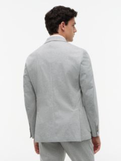 TH Flex Regular Fit Jersey Single Breasted Blazer — Grey 5