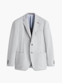 TH Flex Regular Fit Jersey Single Breasted Blazer — Grey 6