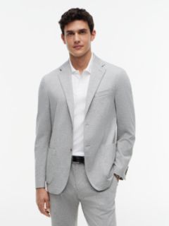 TH Flex Regular Fit Jersey Single Breasted Blazer — Grey 1