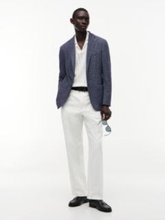 TH Flex Regular Fit Jersey Single Breasted Blazer — Grey 2