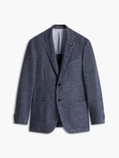 TH Flex Regular Fit Jersey Single Breasted Blazer — Grey 6