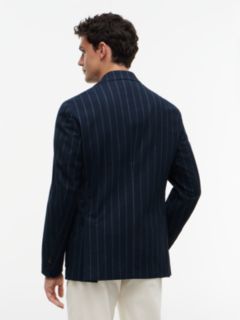 TH Flex Pinstripe Regular Fit Seersucker Blazer — Blue 5