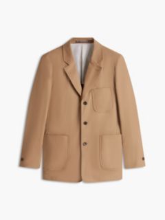 TH Flex Regular Fit Single Breasted Blazer — Brown 7
