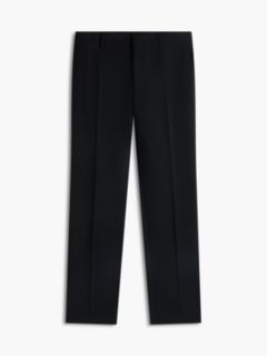 Tech Pressed Crease Wool Blend Trousers — Black 5