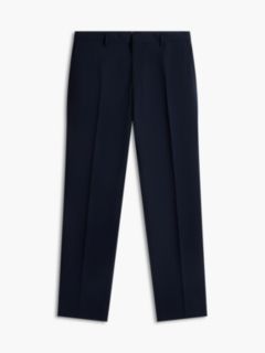 Tech Pressed Crease Wool Blend Trousers — Blue 5