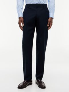 Tech Pressed Crease Wool Blend Trousers — Blue 1