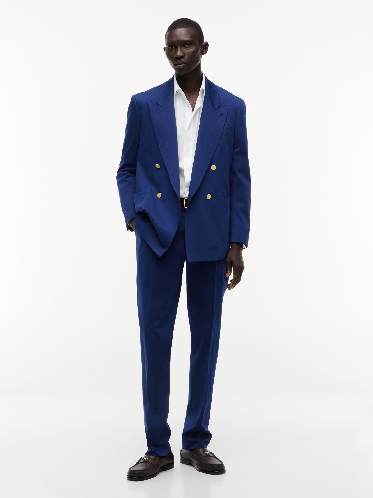 TH Flex Satin Trousers — Blue