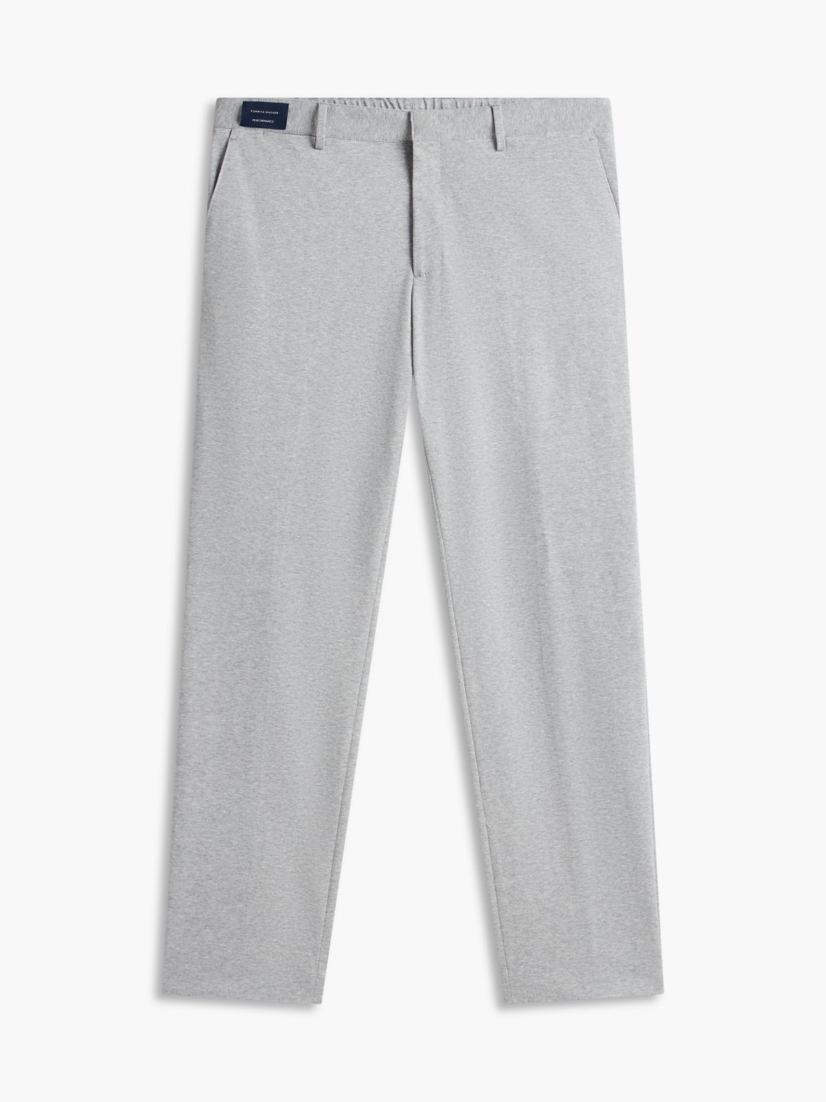 Elasticated Waist Jersey Trousers — Grey