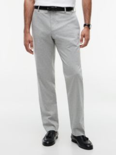 Elasticated Waist Jersey Trousers — Grey 1