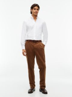 Corduroy Regular Trousers — Beige 2