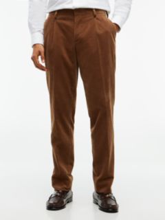 Corduroy Regular Trousers — Beige 1