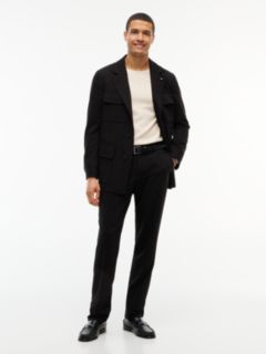 Tech Twill Trousers With Wool — Black 2