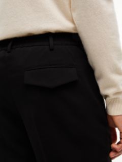 Tech Twill Trousers With Wool — Black 3