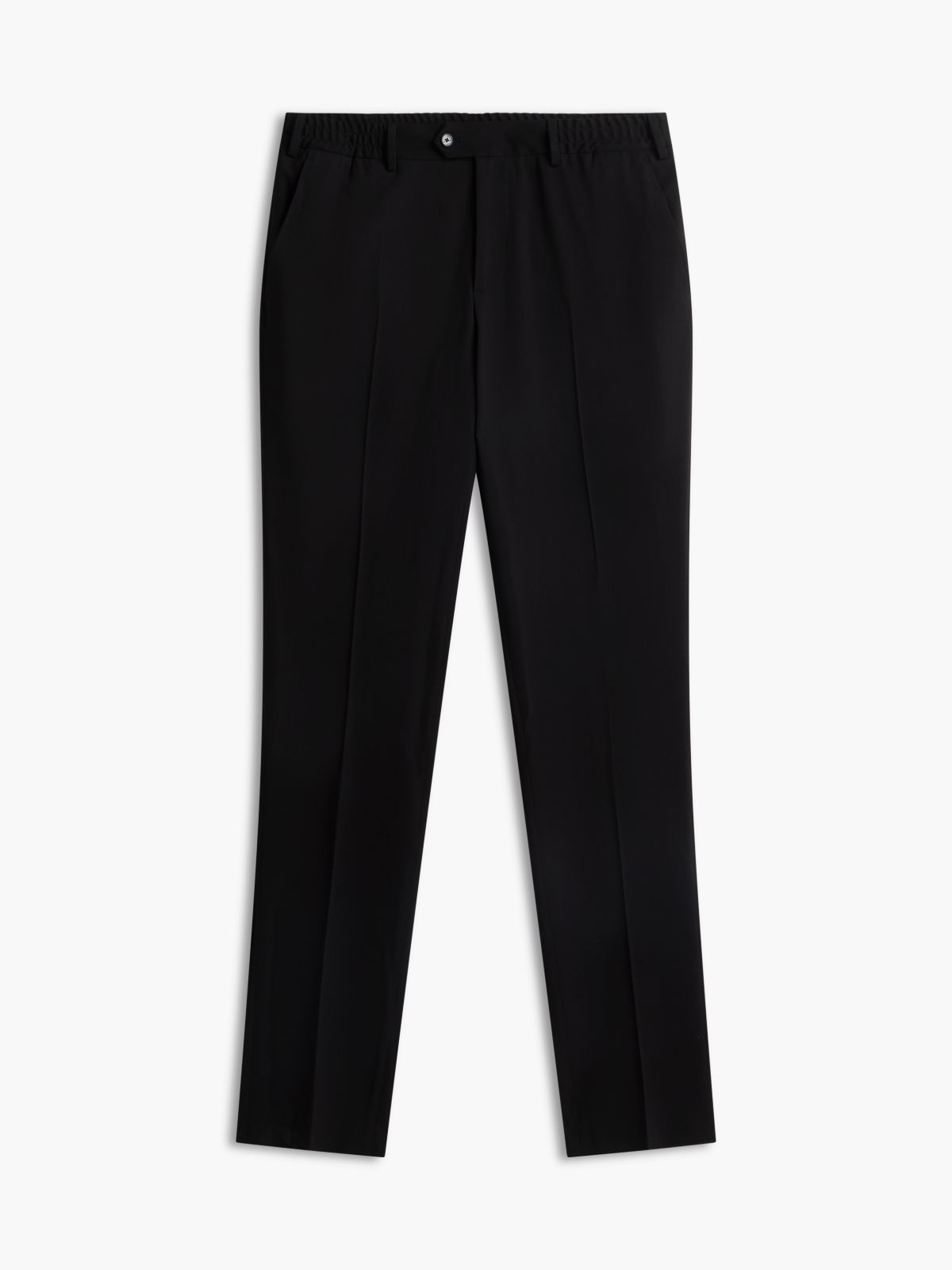 Tech Twill Trousers With Wool — Black