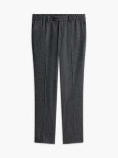 Tech Houndstooth Trousers With Wool — Grey 5