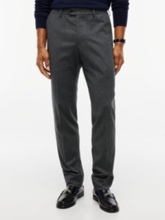 Tech Houndstooth Trousers With Wool — Grey 1