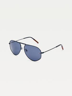 Mono-Bridge Aviator Sunglasses | BLUE 