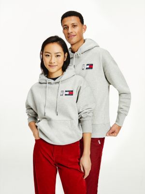 Sudadera con capucha MAD para Tommy Jeans GRIS Tommy Hilfiger