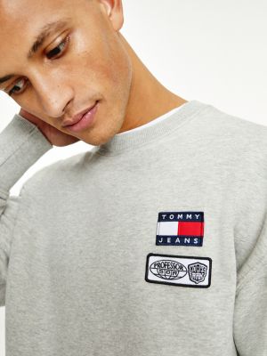 tommy jeans grey t shirt