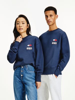 tommy jeans sweatshirt blue