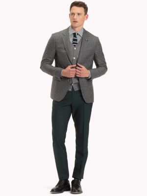 2040385 Black Cotton Blazer