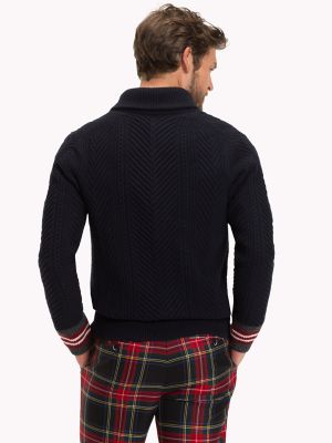 Cardigan da uomo Ralph Lauren misto alpaca con tasche - 710885796