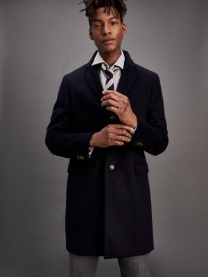 tommy hilfiger slim fit wool coat